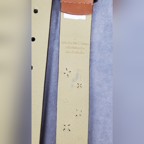 NOBO Women's Brown Studded Embellished Western Belt  Size L - Picture 10 of 11